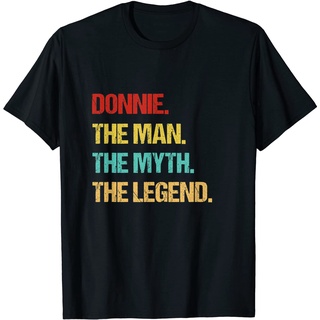 เสื้อยืด พิมพ์ลาย Donnie The Man The Myth The Legend คุณภาพสูง แฟชั่นยอดนิยม สไตล์เกาหลี สําหรับผู้ชาย