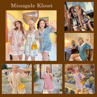 Missagale Kloset จั้มสูทขาสั้น Nannapat ปกใหญ่ มิสซาเกล งานป้าย พร้อมส่ง