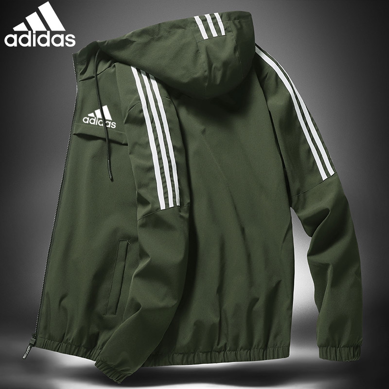 hot]✨Hot Sale✨Adidas Jacket Quality Army Green Jacket Men's Windbreaker Jacket Coat vy4D | Shopee Thailand
