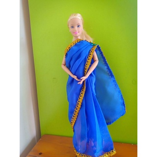 ชุดตุ๊กตา บาร์บี้ ชุดส่าหลี ชุดอินเดีย Barbie Doll Clothes Indian Traditional Dress