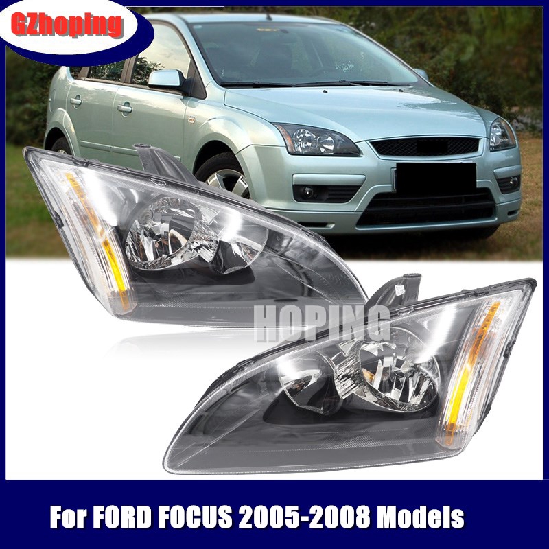 ไฟหน้ารถยนต์สําหรับ Ford Focus 2005 2006 2007 2008