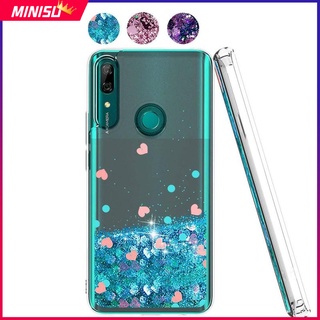 เคสโทรศัพท์มือถือ แบบใส ประดับกลิตเตอร์ในของเหลว สําหรับ Huawei Y6P Y7P Y8P Y5P Y9S Y7A Y9A Y9Prime Y6 Y7 Y7Prime Y7Pro 2019