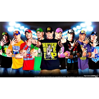 ชุดเสื้อ หมวก ผ้าพันข้อมือ John Cena