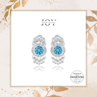 Joy outlet ต่างหูเงิน Design หรู ประดับคริสตัลจาก Swarovski แท้ 100%