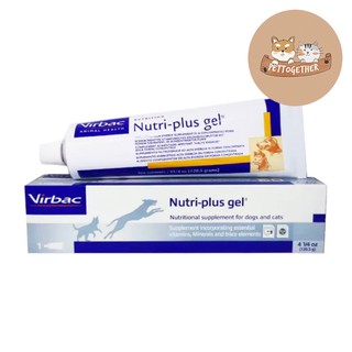 Nutri Plus​ Gel​ อาหารเสริมพลังงานสำหรับสุนัขและแมว บรรจุ 120.5 g.