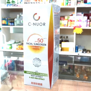 C-NUOR FACIAL SUNSCREEN SPF50 PA+++