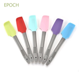 Epoch ไม้พายซิลิโคนนุ่มสําหรับผสมแป้งเค้กเบเกอรี่หลากสี 1/3 ชิ้น