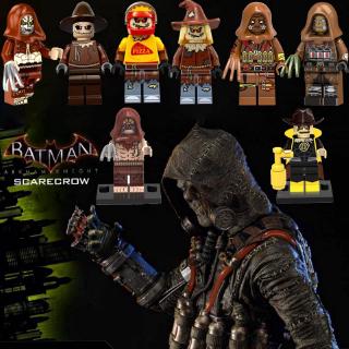 เข้ากันได้กับ Leging Marvel Minifigures ของเล่น DC Scarecrow Harley Quinn Joker Batman Building Blocks ของเล่นสําหรับเด็ก