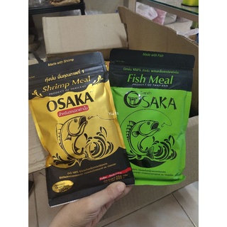 โอซาก้า  OsakaFishFood กลิ่นกุ้งสี ปลาป่น แบบผง