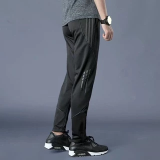 L-5XL กางเกงกีฬาผู้ชาย ฟิตเนส กางเกงเทรนนิ่งเอวยางยืดหลวม Plus Size กางเกง