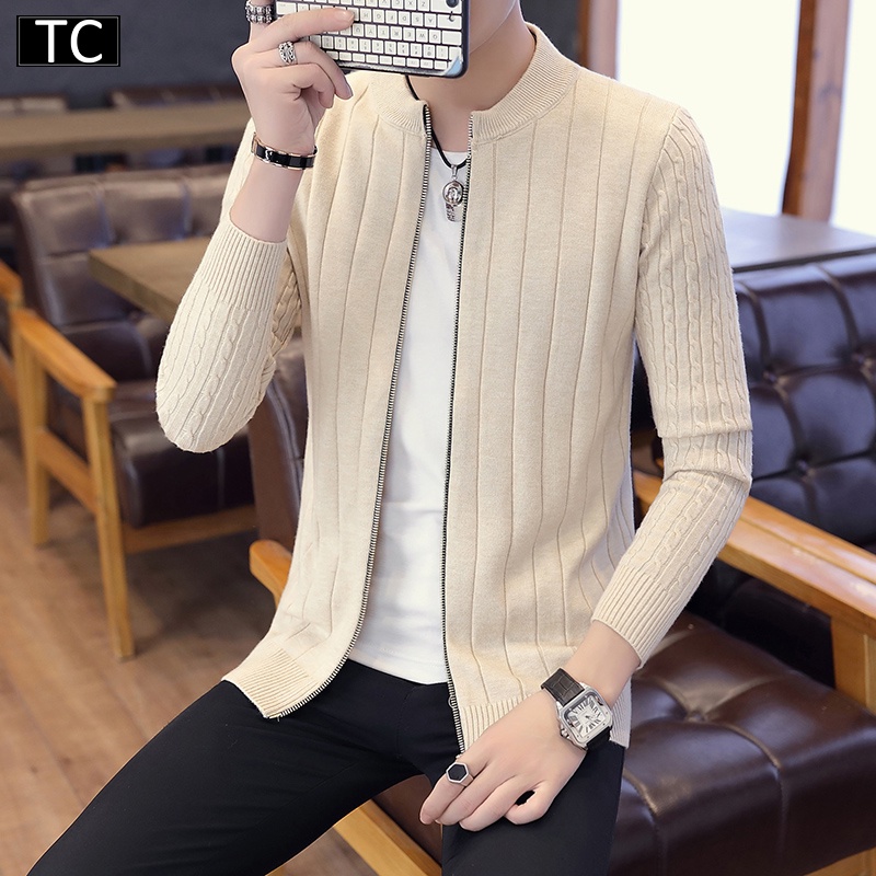 TC เสื้อไหมพรมแขนยาวมีซิป ผ้านุ่ม ยืดหยุ่น New Sweater (หนา/นุ่ม/กันหนาว/อุ่นมาก) รุ่น2778