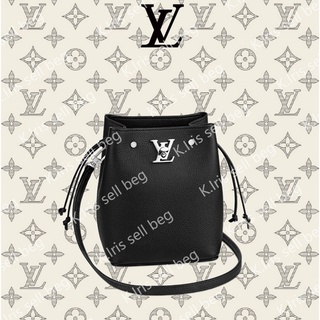 Louis VUitton/ LV/ NANO LOCKME BUCKET กระเป๋าถือ