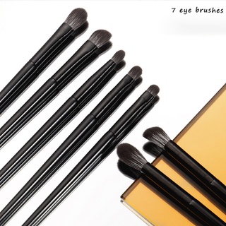 7pcs eye area makeup brush set eye shadow nose shadow smudge detail blending brush