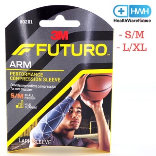 Futuro Arm Performance Compression Sleeve Size S/M, L/XL