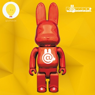 gachabox Rabbrick Red Chrome 400% แรบบริค พร้อมส่ง ของแท้ - Be@rbrick Medicom Toy Figure