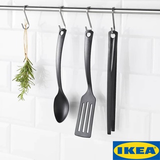 MUDS IKEA ชุดอุปกรณ์ครัว 3 ชิ้น, สีดำ ikea ชุดตะหลิว/ทัพพี/ที่คีบ สีดำ อิเกีย Ladle, turner, food tong set พร้อมส่ง!!!!!