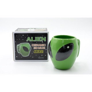 ALIEN CERAMIC 3D MUG แก้วหูจับเอเลี่ยน