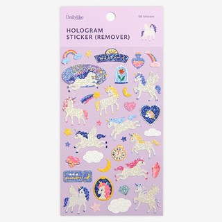 Hologram Sticker - 06 Unicorn สติ๊กเกอร์