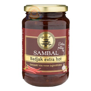 Sambal Bajak Extra Hot375g - Indonesian/Malaysian chili sauce./น้ำพริกอินโด/มาเลย์ สูตร บาจาค เอ๊กซ์ตร้า ฮอท 375 กรัม