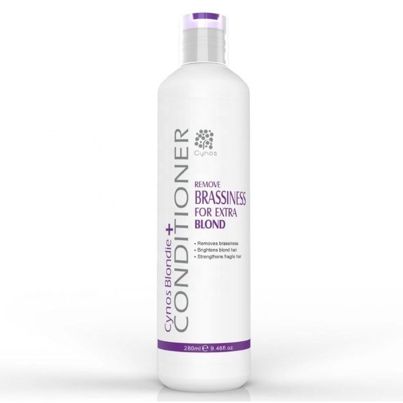 Cynos Blondie+ Conditioner​ Remove Brassiness For Extra Blond ขนาด280ml ครีมนวดสำหรับผมทำสีโดยเฉพาะ 