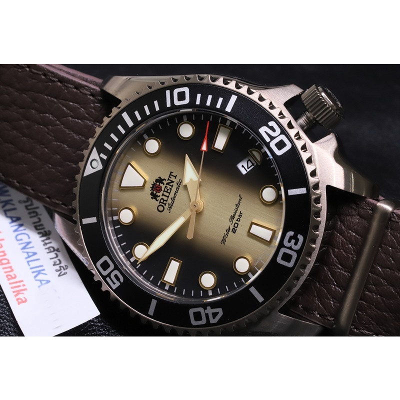 (แถมกล่องพกพา) นาฬิกา Orient Diver Watch รุ่น RA-AC0K05G