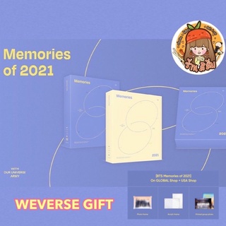 (พร้อมส่ง) BTS memories of 2021 : DVD/DIGITAL CODE/BLU-RAY + ของแถม WEVERSE