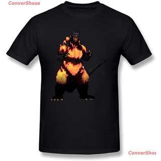 เสื้อยืดยอดนิยม Mens Godzilla Movie Scene T-Shirt Sports T-shirt