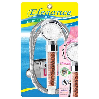 [ส่งฟรี] Elegance ฝักบัวสปา ฝักบัวหิน น้ำแร่ไออ้อน+(พร้อมสาย ) ฝักบัวอาบน้ำ Spa Beauty