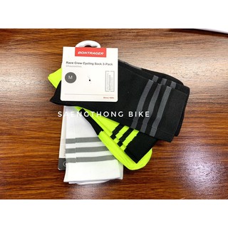 ถุงเท้าจักรยาน Bontrager Race Crew Sock แบบ pack 3