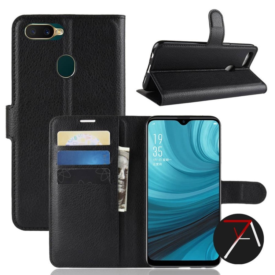 เคส OPPO A1K/A12/A3S SOFTCASE, เคสหนัง FLIP, ปุ่มหนัง FLIP