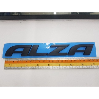 Logo Alza สีเงิน/สีดำ งานพลาสติก ยาว 20 cm