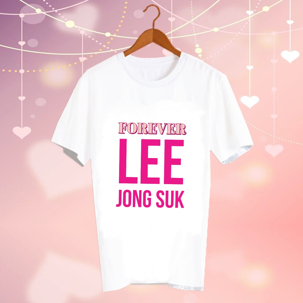เสื้อยืดสีขาว สั่งทำ Fanmade แฟนเมด แฟนคลับ ศิลปินเกาหลี CBC17 Forever Lee Jong Suk