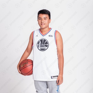 [เสื้อ NBA ของแท้ 100%] พร้อมส่ง‼ เสื้อบาสเด็กโต NBA Jordan All-Star 2019 White Swingman Jersey - Youth - Steph Curry