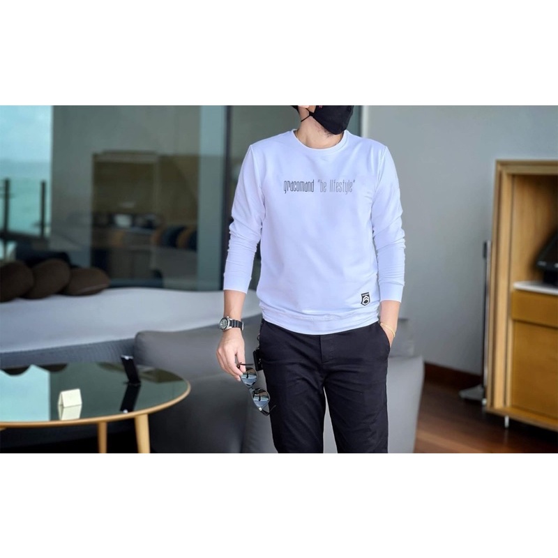 [ลด 40% กรอกโค้ด INCSL99]เสื้อแขนยาวชายGm ผ้านำเข้า