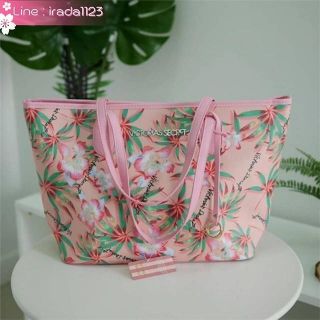 Victorias Secret Vintage Flower Print Shoulder Bag ของแท้ ราคาถูก