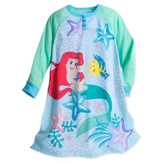 🇺🇸 ของแท้ Disney USA - [Size 4, 5-6] H1160 ชุดนอน Disney: Ariel Nightshirt for Kids