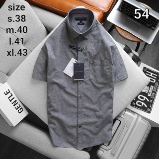 tommy เสื้อเชิ้ตแขนสั้น