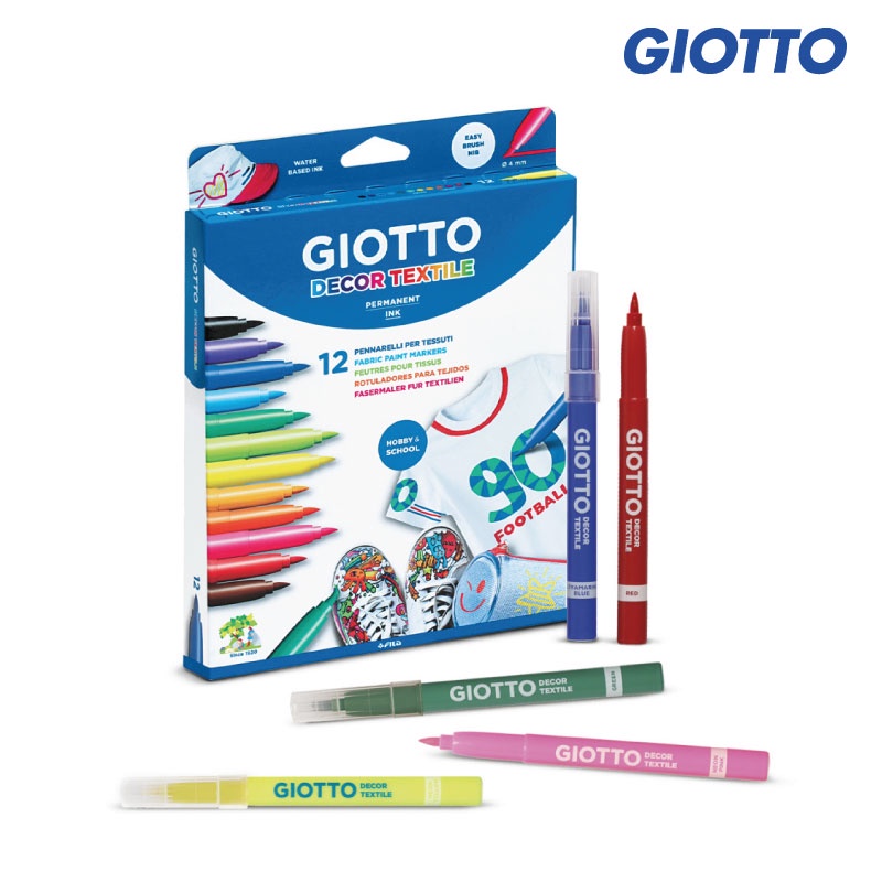 ปากกาเมจิกเพ้นท์ผ้า (GIOTTO Decor Textile)
