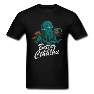 เสื้อยืดผ้าฝ้าย 100% พิมพ์ลายการ์ตูน Cthulhu สไตล์วินเทจ เหมาะกับหน้าร้อน สําหรับผู้ชาย และผู้หญิงSize S-5XL