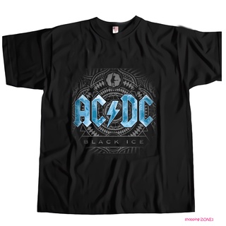 T-shirt เสื้อยืด Acdc Black Ice Album S-5XL