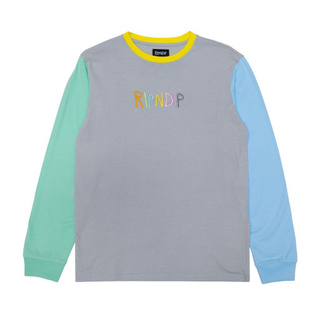 SLUM LTD - RIPNDIP Embroidered Logo L/S Multi