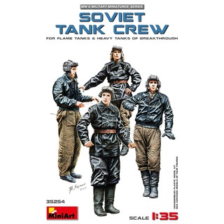 โมเดลฟิกเกอร์ทหาร MiniArt 1/35 MI35254 Soviet Tank Crew