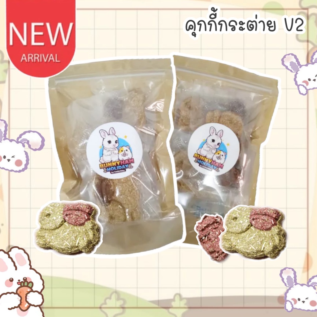 CatHoliday คุกกี้กระต่าย V2 ขนมกระต่าย ขนมสัตว์ฟันแทะ