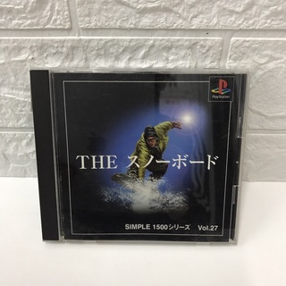 แผ่นแท้ [PS1] Simple 1500 Series Vol. 27: The Snowboard (Japan) (SLPS-02630)