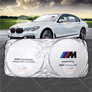 ม่านบังแดดกระจกหน้ารถยนต์ พับได้ อุปกรณ์เสริม สําหรับ BMW MINI X1 X3 X5 F10 F20 F30 F48 E90 E30 G30