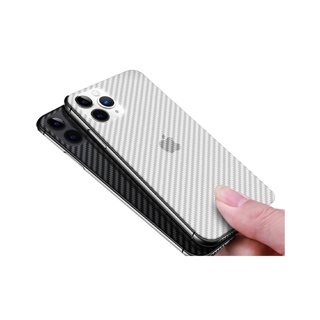 ฟิล์มกันรอยหน้าจอ คาร์บอนไฟเบอร์ กันรอยนิ้วมือ 3D สําหรับ iPhone 11 12 13 Pro Max Mini 7 8 Plus X XS Max XR SE 2020 2022 SE3