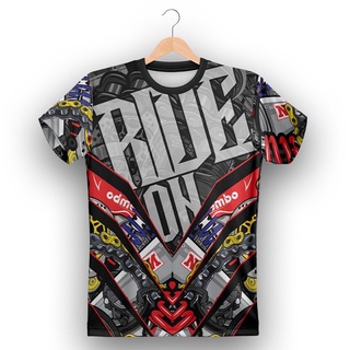 เสื้อกีฬาแขนสั้น ลาย Ride On Outfit Jersey ไซซ์ XS-6XL