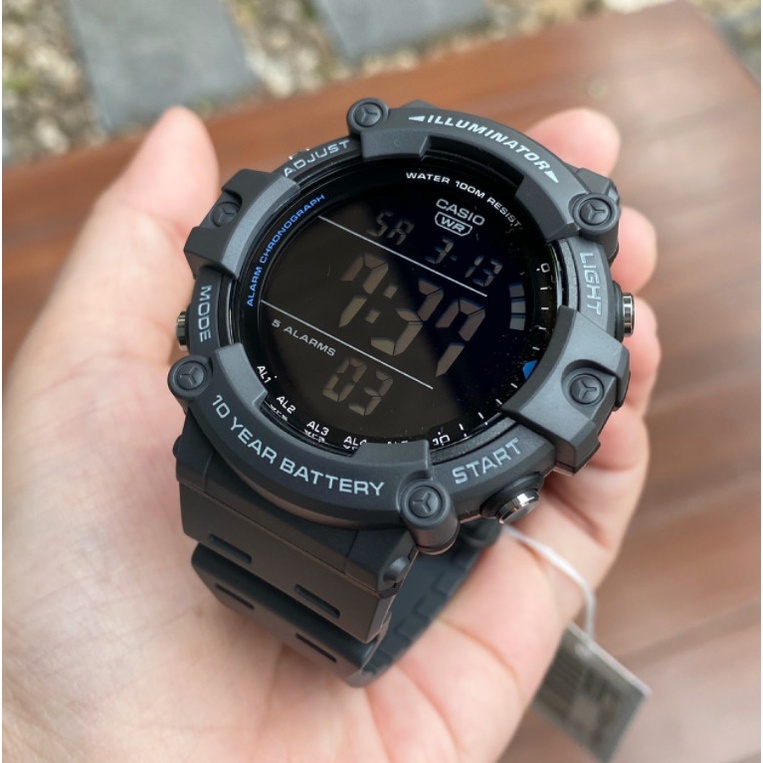 แท้แน่นอน 100% หายากสุดๆ Casio AE-1500-8B อุปกรณ์ครบทุกอย่างพร้อมใบรับประกัน CMG ประหนึ่งซื้อจากห้าง