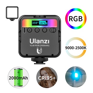 ULANZI VL49 RGB Mini Lights LED (2500-9000K) ไฟติดหัวกล้อง