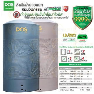 🚚จัดส่งฟรี แถมลูกลอย ถังเก็บน้ำ DOS METALLIC KV SNSKV กำจัด ยับยั้ง โคโรนา 99.67% crovit-19 NSN KV Natura nano kv